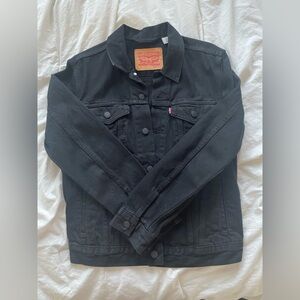 Men's Black Levi Denim Jacket (Small)